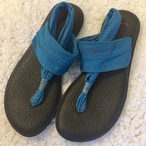 Sanuk Yoga Mat Sling Strap Sandals 8